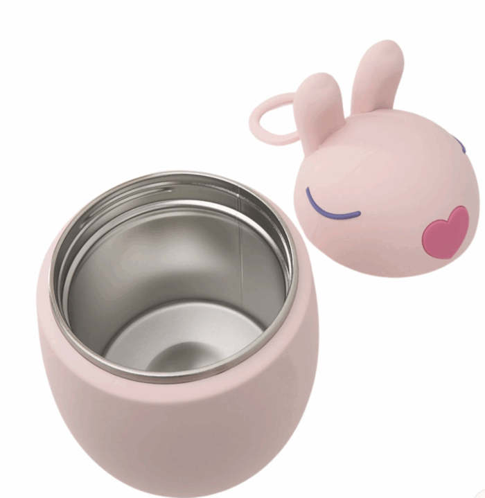 Asobu Φαγητοδοχείο Θερμός Bestie Λαγουδάκι 600ml - Image 2